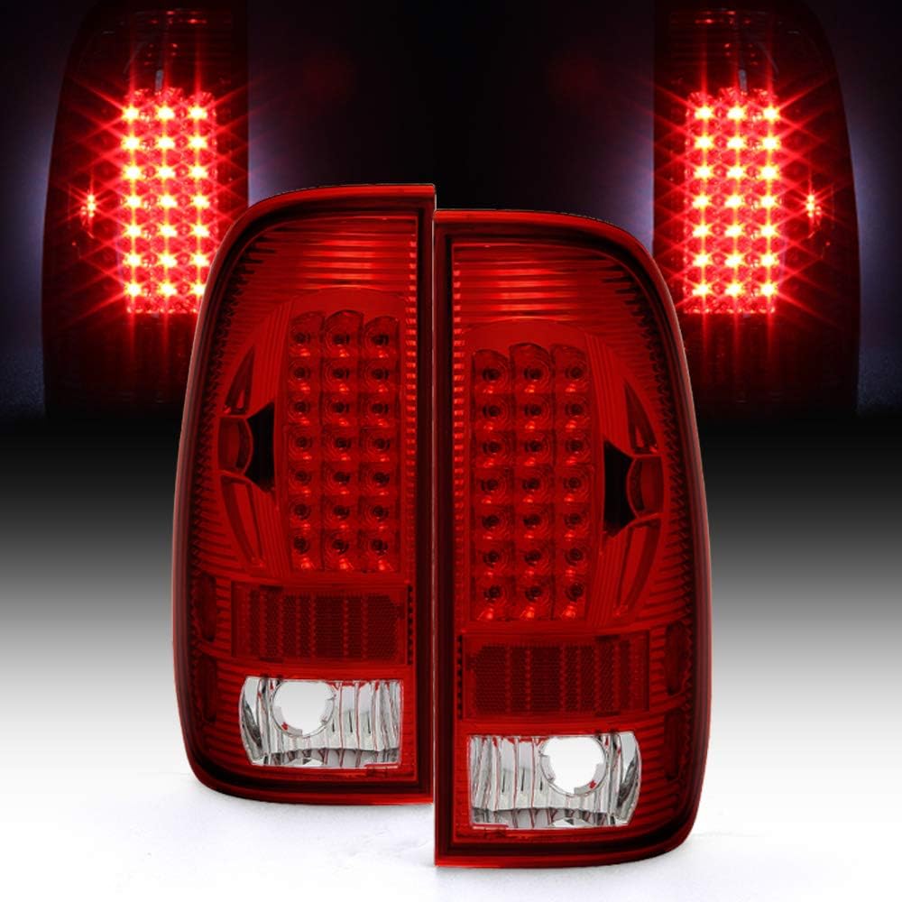 Ford F250 F350 F150 Red LED Tail Lights E353