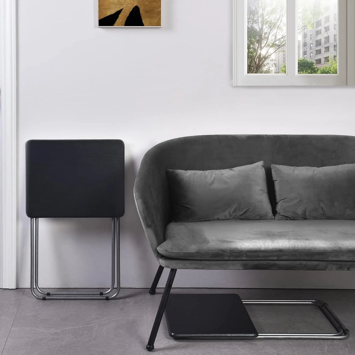 Folding Laptop Table Black N3555