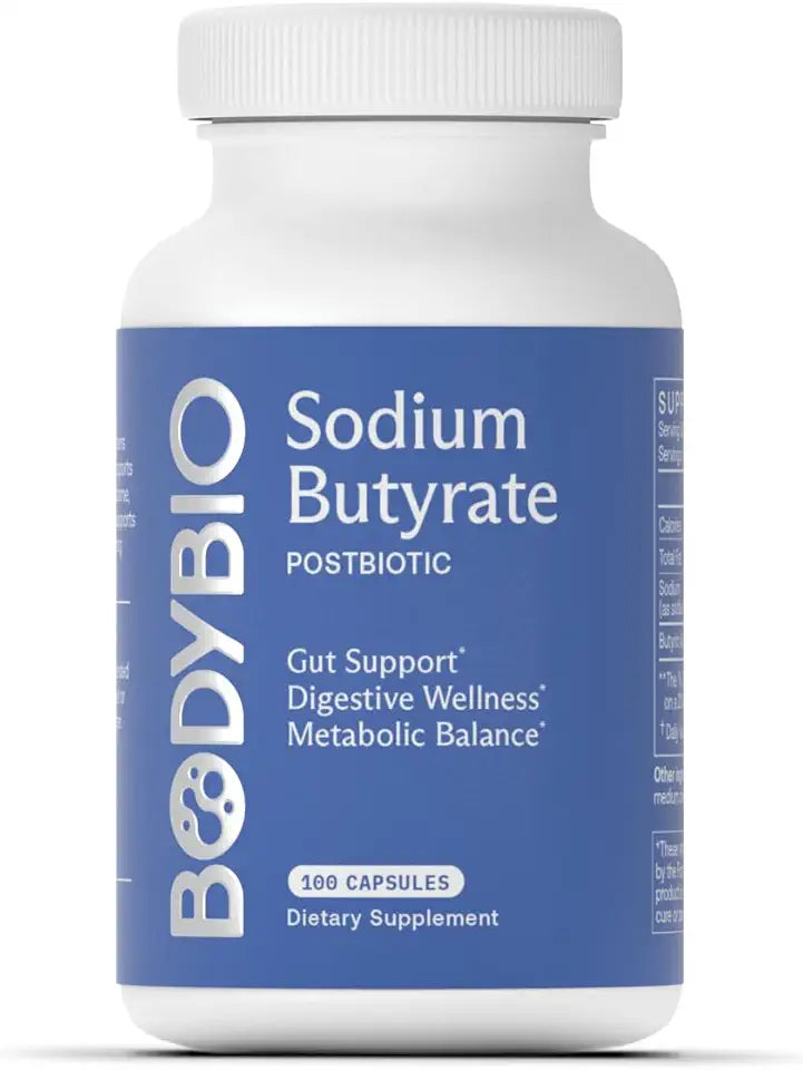 100 Caps Butyrate Sodium Gut Health Supplement F80544