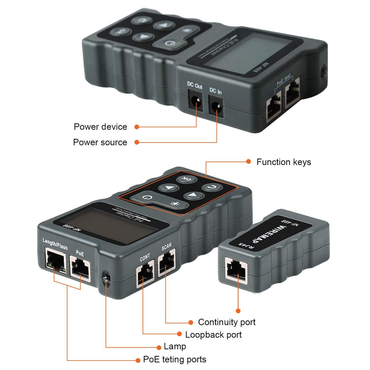 RJ45 POE Ethernet Tester Z41992