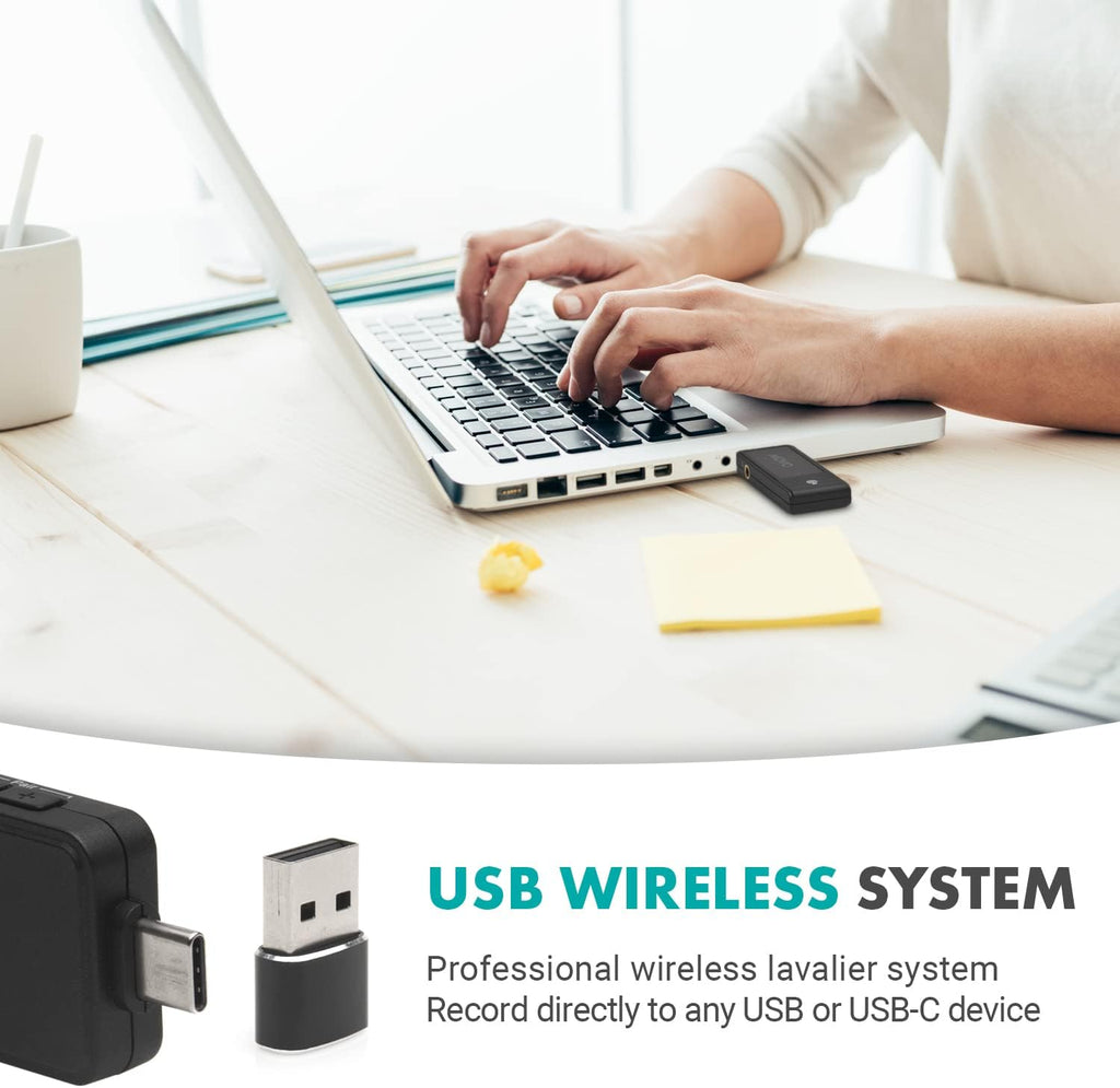 USB-C Wireless Lavalier Microphone Y548358