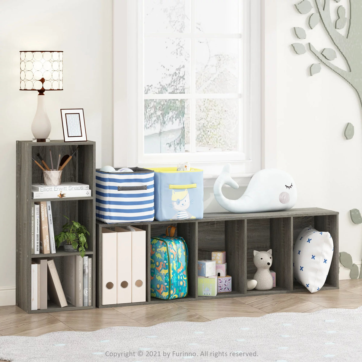 3-Tier Open Shelf Bookcase H137