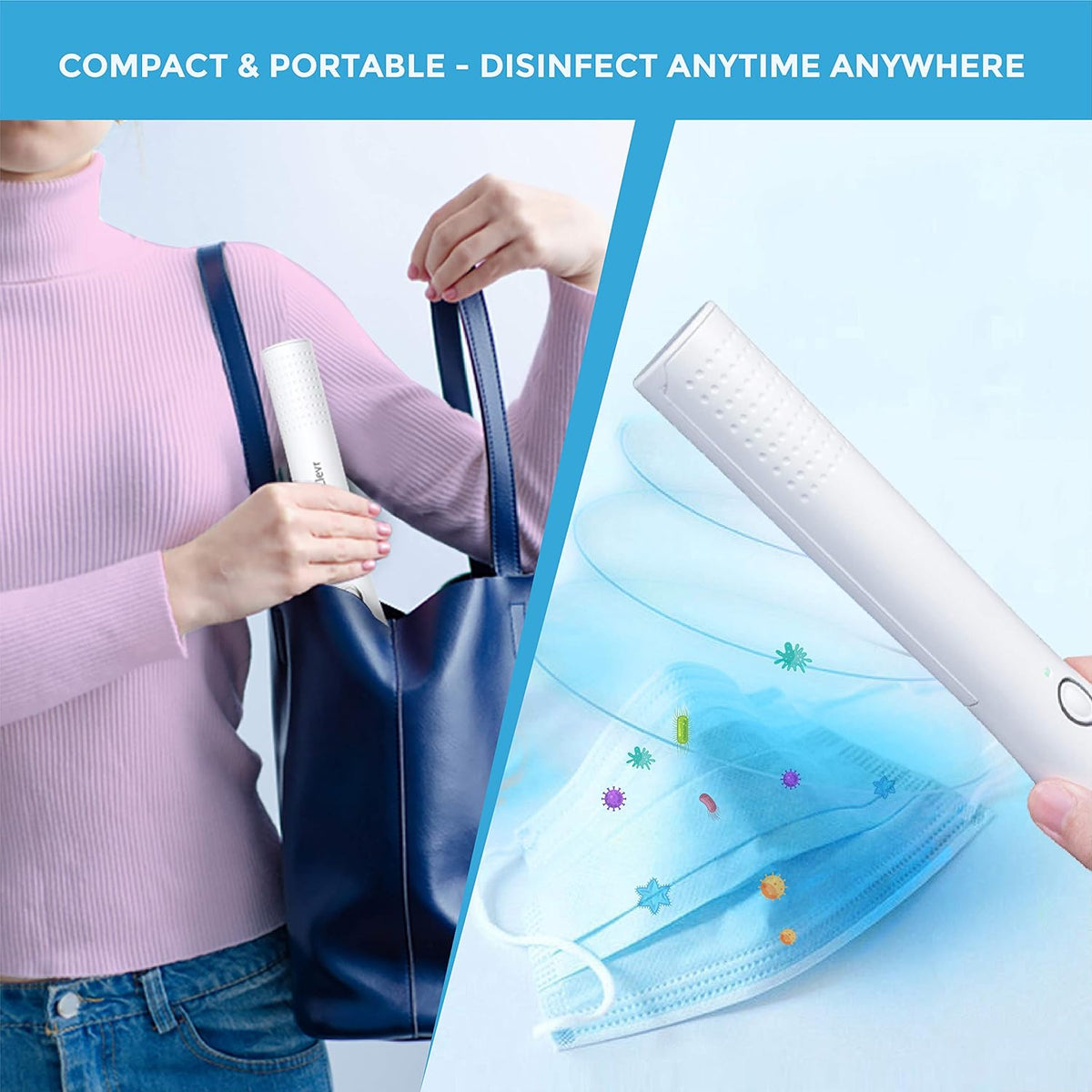 UV-C Light Sanitizer Wand Pack of 2 I124967