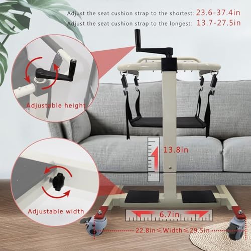 Load Capacity 220lbs Patient Lift Transfer Chair U66175