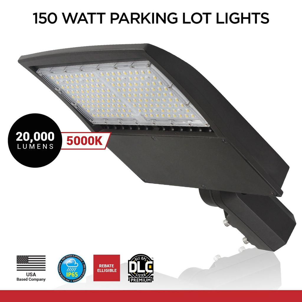 5000K LED Parking Lot Light with Photocell T586