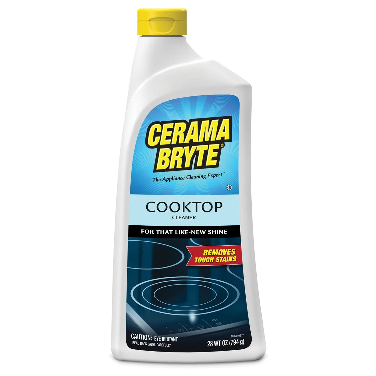 Ceramic Cooktop Cleaner, 28 Ounce, Scraper, 10 Pads I4193