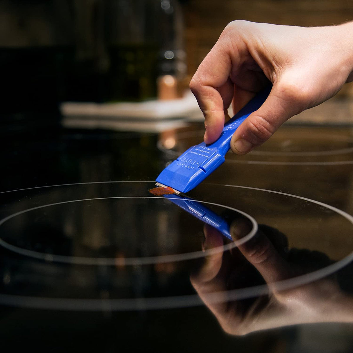 Ceramic Cooktop Cleaner, 28 Ounce, Scraper, 10 Pads I4193