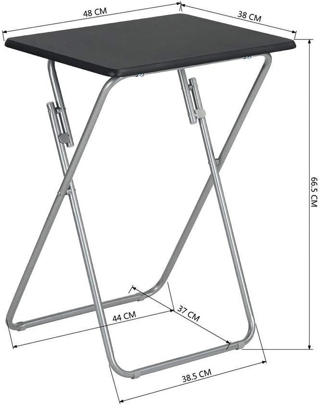 Folding Laptop Table Black N3555