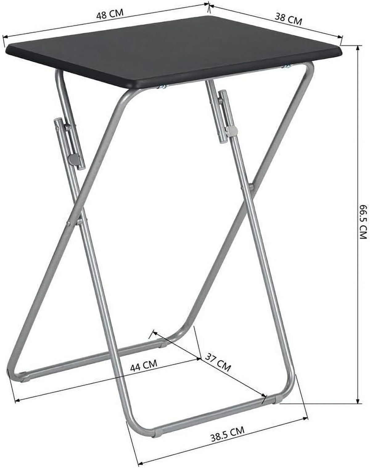 Folding Laptop Table Black N3555