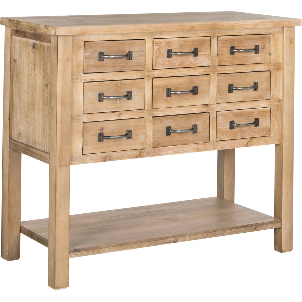 9 Drawer Natural Oak Chest I306148