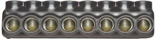Black Insulated Multi-Cable Connector Dual Entry 8 Ports J87461