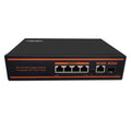 10 Port Gigabit PoE Switch 8 Port PoE+ 2 Uplink 150W Metal Fanless Unmanaged I25292