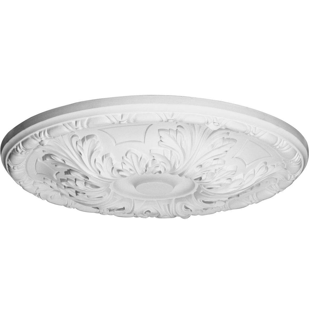 15 3/4 inch x 5/8 inch Hand-Painted Ceiling Medallion B425