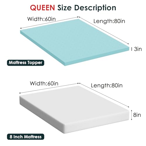 5 Inch Gel Memory Foam Medium-Firm Mattress Full F97349