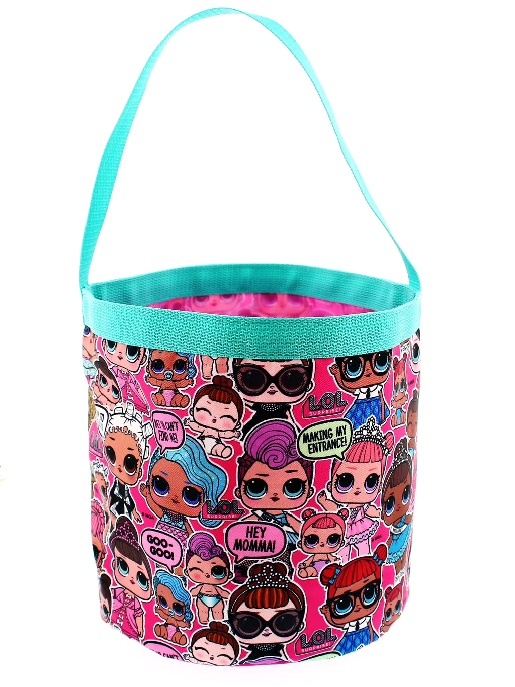 Collapsible Halloween Bucket Toy Storage Tote Bag W463666