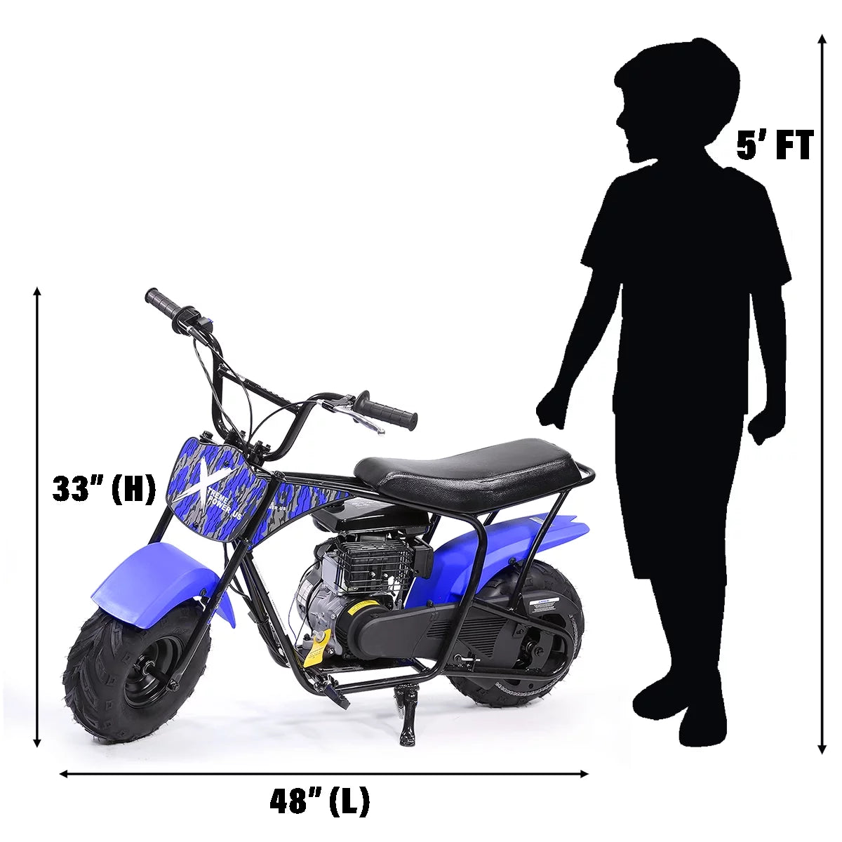 99cc Off-Road Ride-On Mini Bike Q4514