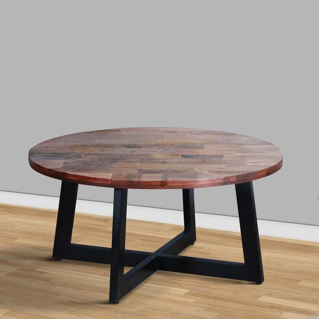 31 Inch Round Mango Wood Coffee Table K118299