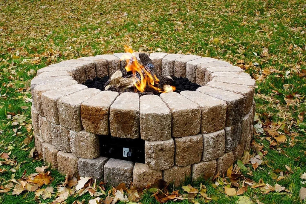 38x22 Round DIY Gas Fire Pit Y328126