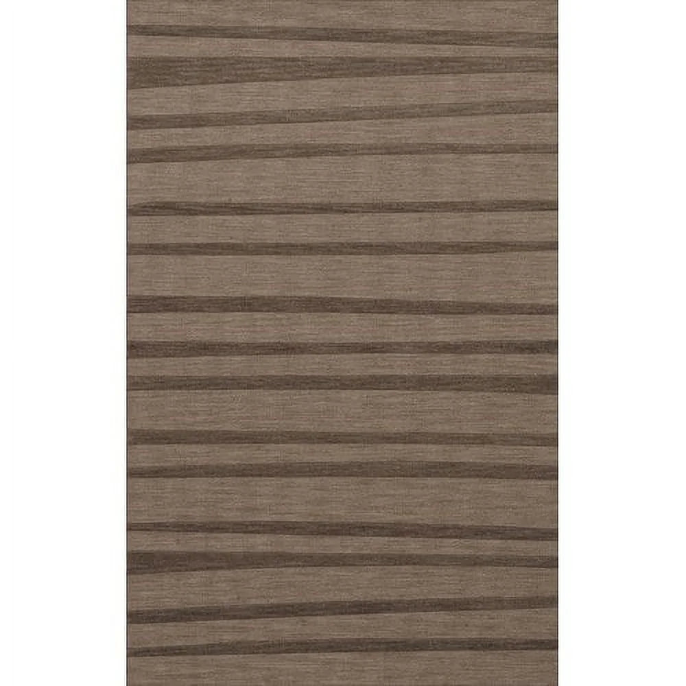 Stone Stripes Lines 12' x 15' Oval Area Rug Q400471