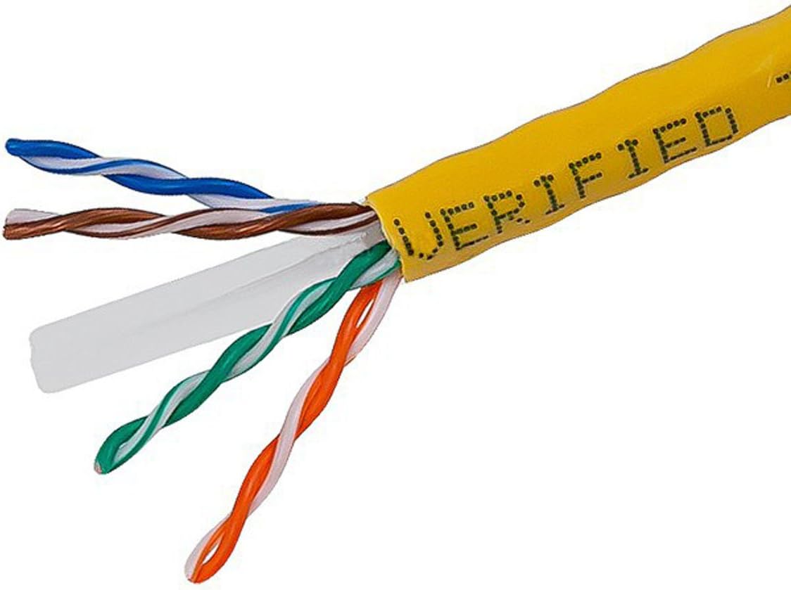 Cat6 Ethernet Bulk Cable, 1000ft, Blue C338127