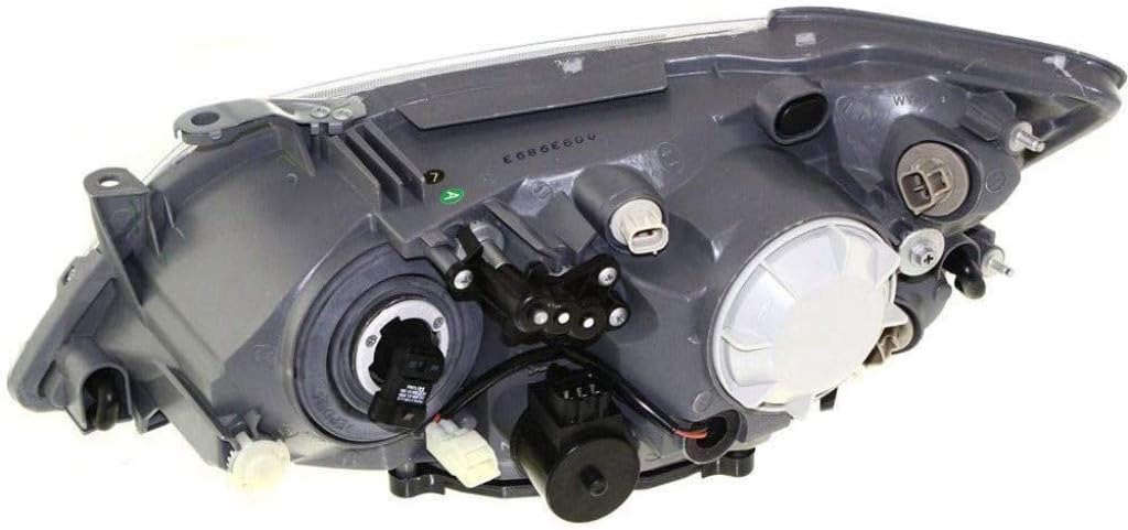 Passenger Side Head Light Assembly with Bulbs HID Type B736