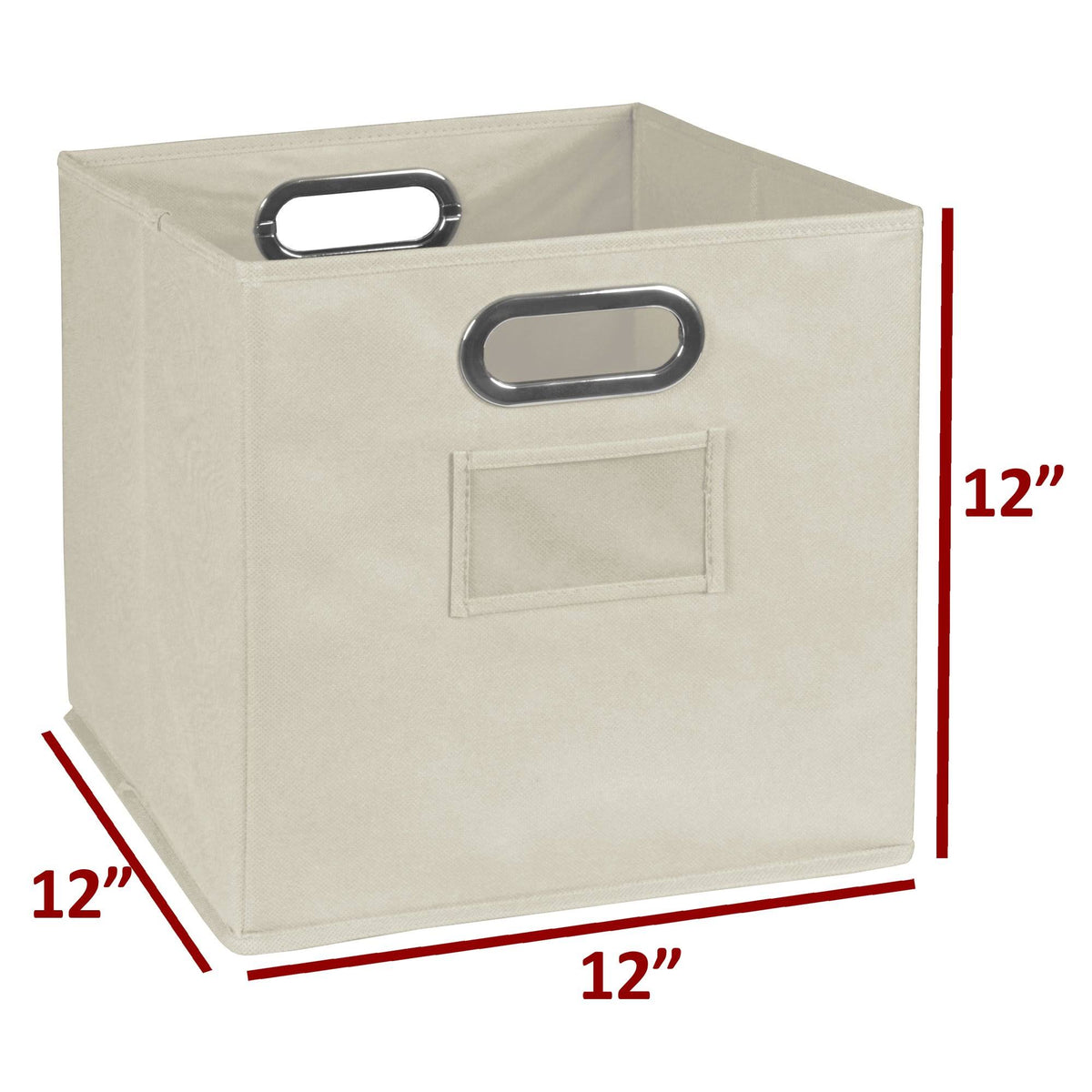 6 Cube Storage Set with 3 Canvas Bins Z96088