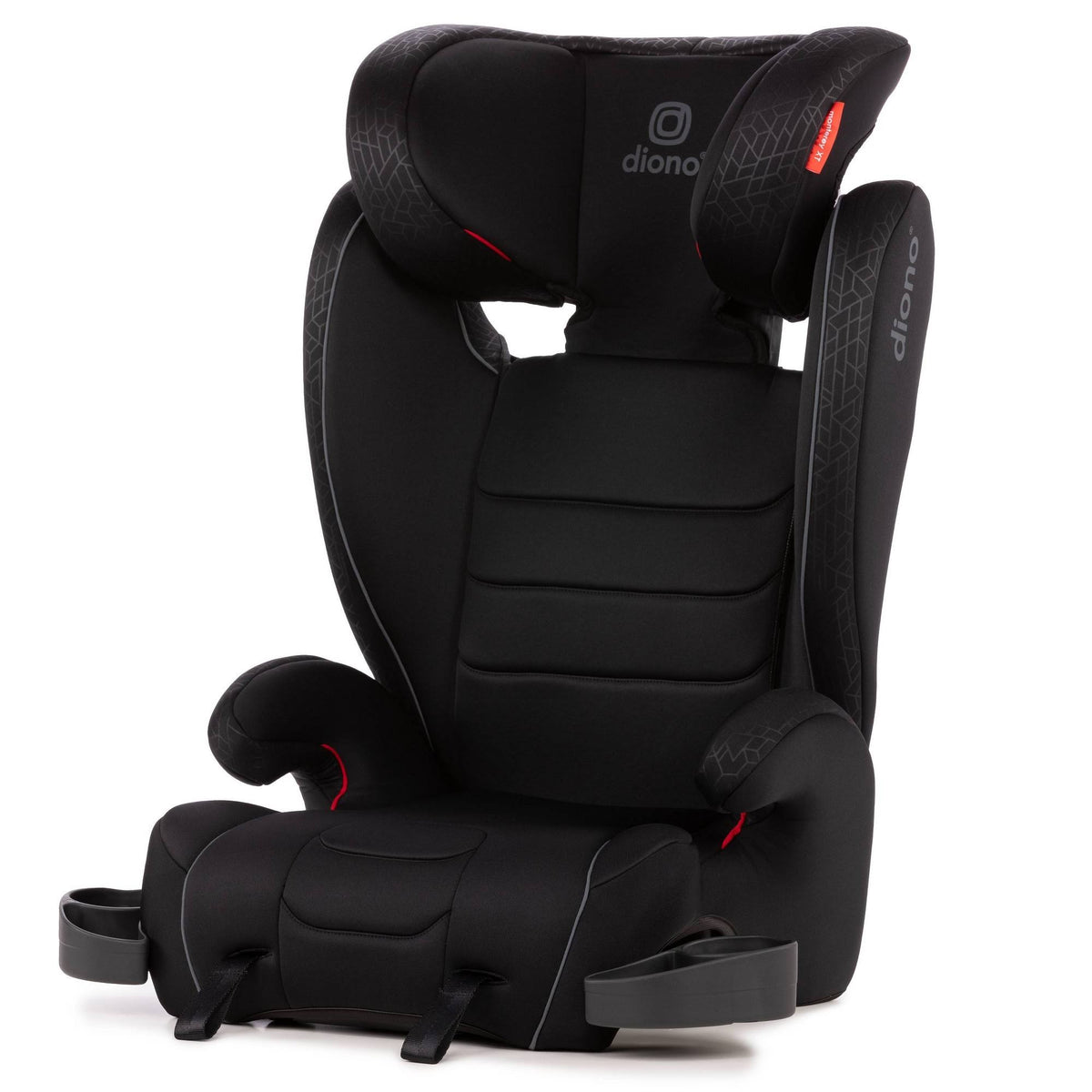 Black 2-in-1 Expandable Belt Positioning Booster Car Seat D255121