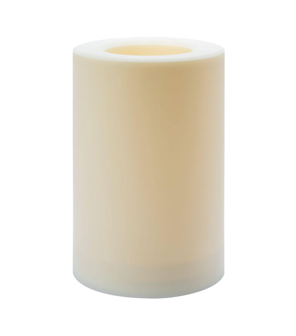 White Smooth Wax Pillar Candle X6238