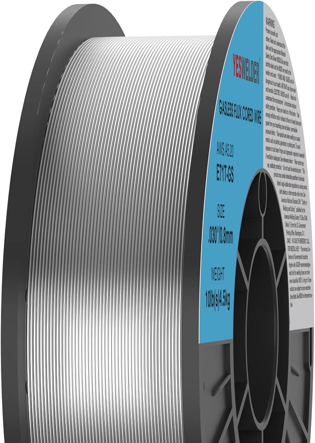 Flux Core Mig Wire, Mild Steel, .035 Diameter, 10-Pound Spool Pack of 2 P347