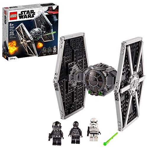 Imperial TIE Fighter Building Toy with Stormtrooper and Pilot Minifigures X63318