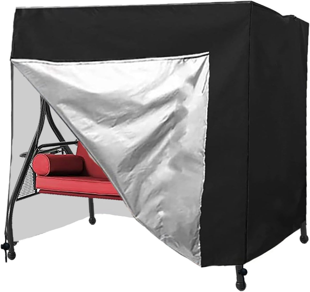 Outdoor Swing Cover 2 Seater Waterproof, 65'' (L) x 50''(W) x 66''(H) R716