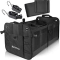 Car Trunk Organizer, 3 Compartments, Black F1927