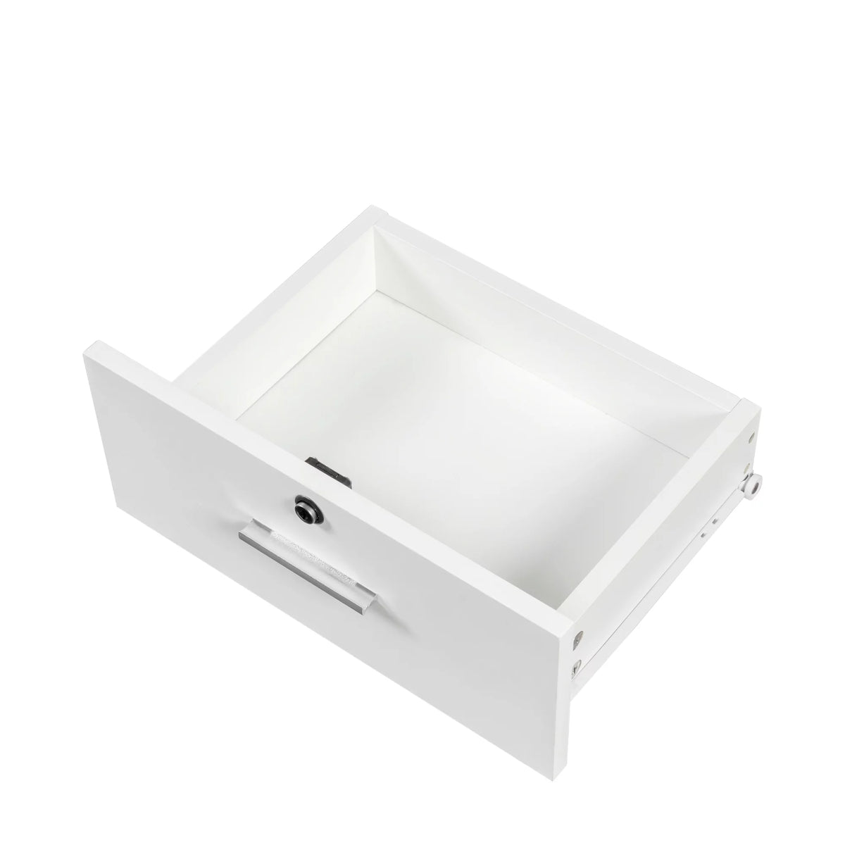 White Hair Desk with Storage V96203