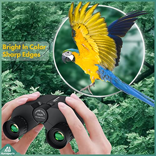10x25 Folding Compact Binoculars T6707