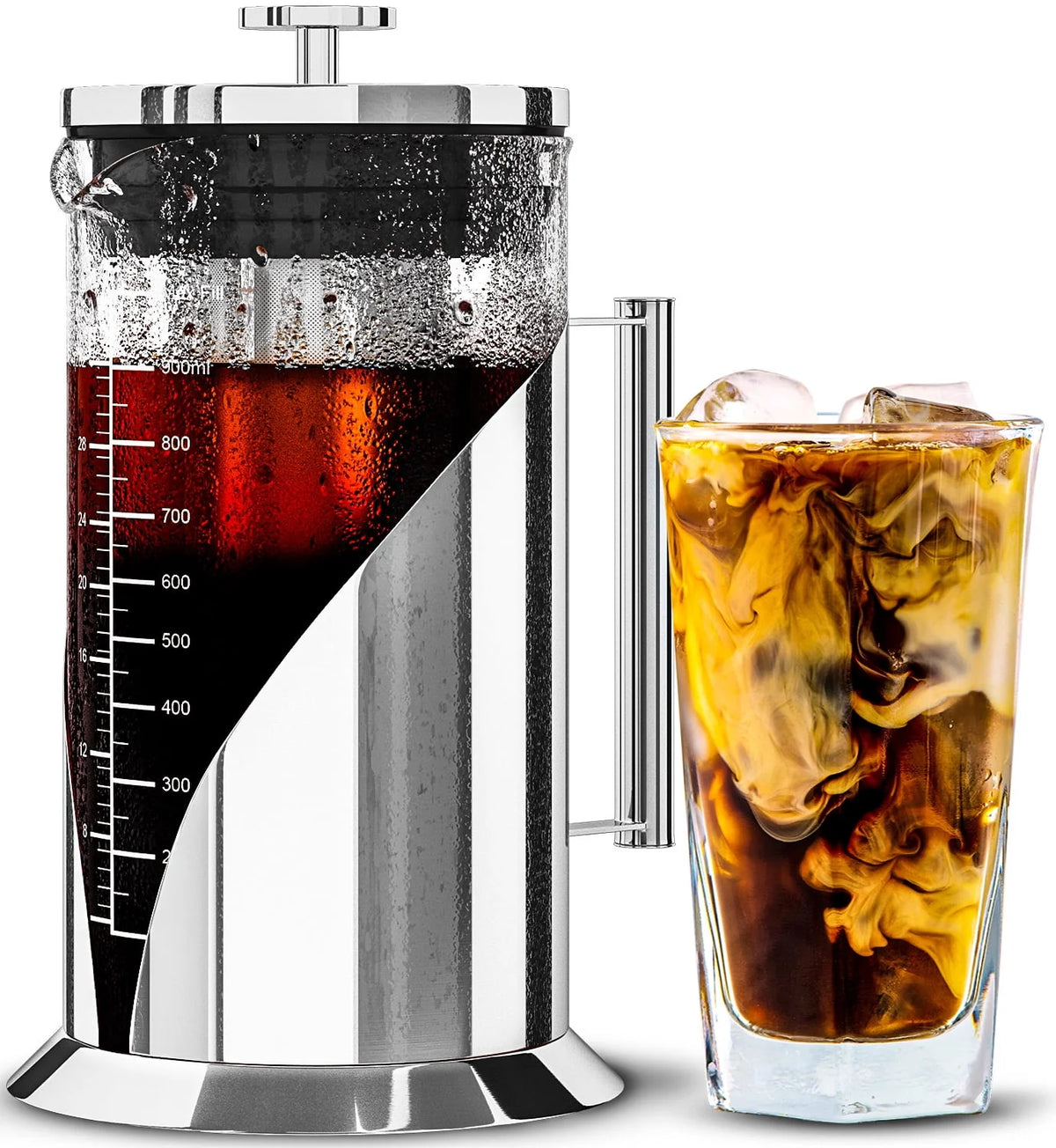 Cold Brew Coffee Maker 34 Ounces Glass Pitcher U895