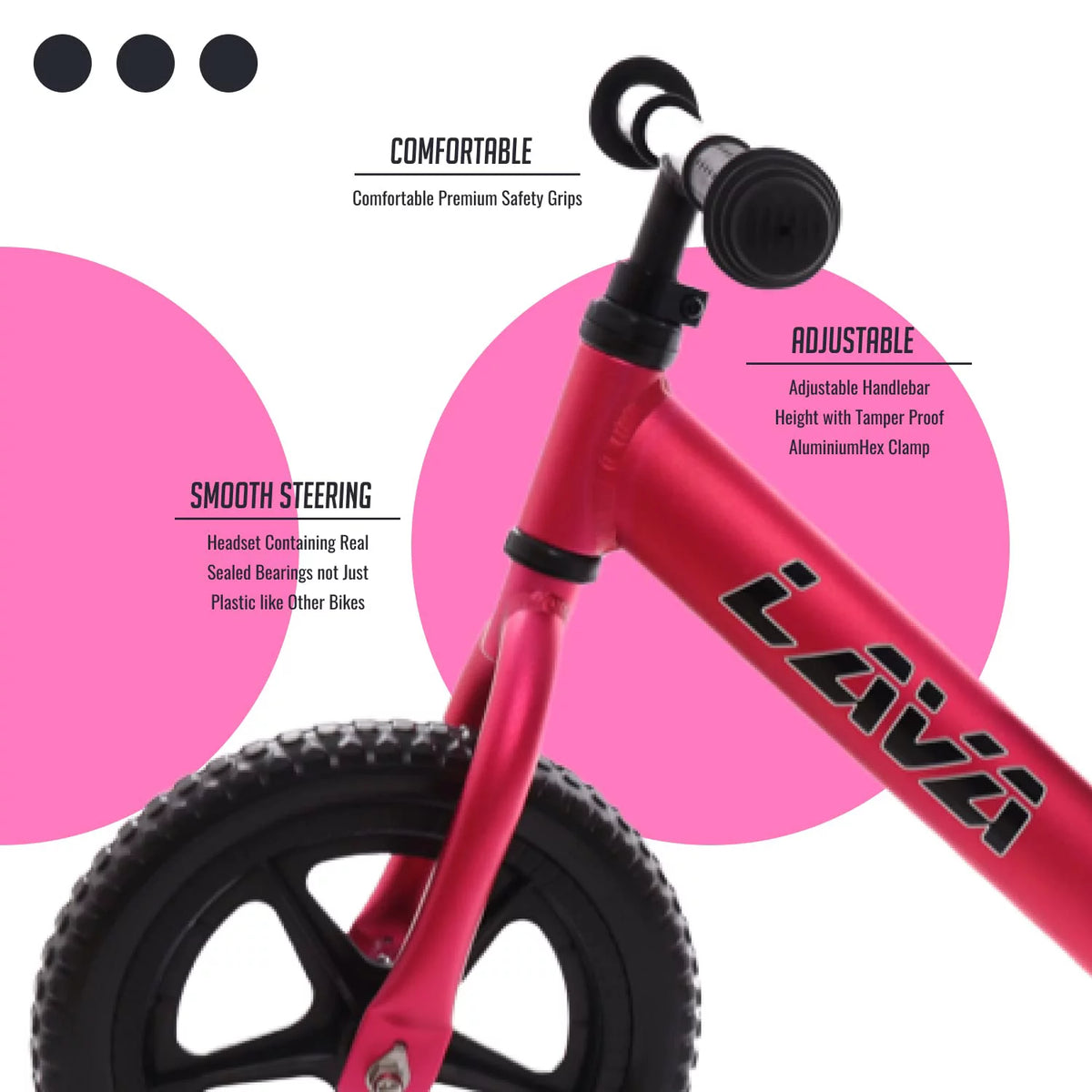 Lightweight Aluminium Toddler Balance Bike E617823
