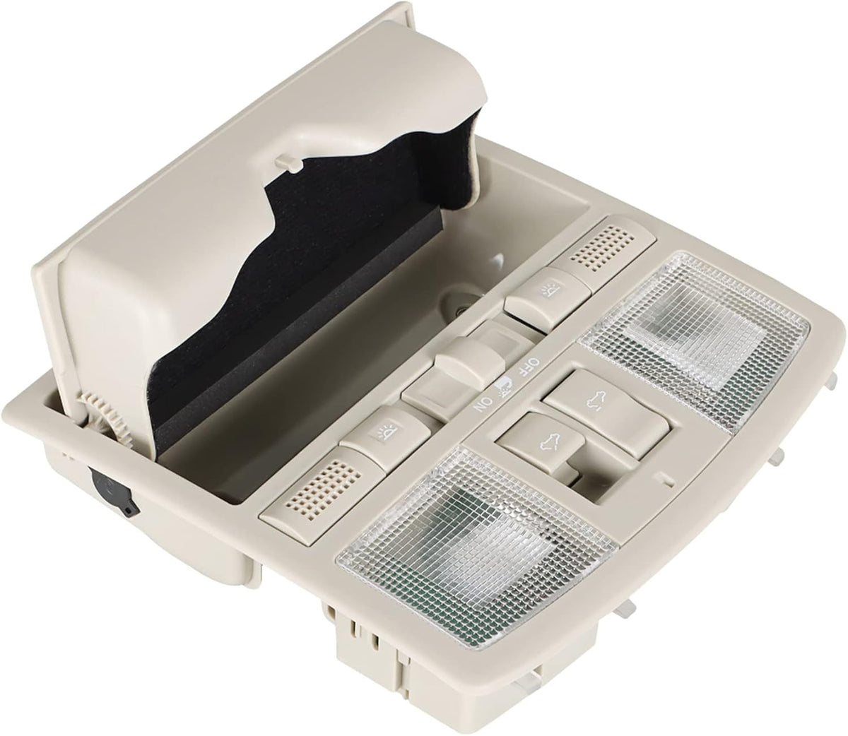 Gray Overhead Console Reading Light with Sunroof Switch for Mazda 6 M2693