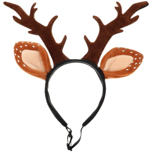 Christmas Hat for Cat Pet Deer Costume Antler Headband W896