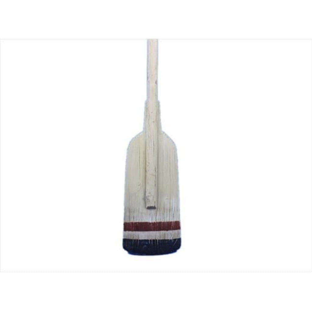 Wooden Rowing Oar With Hooks 50 in. Decorative Accent J319