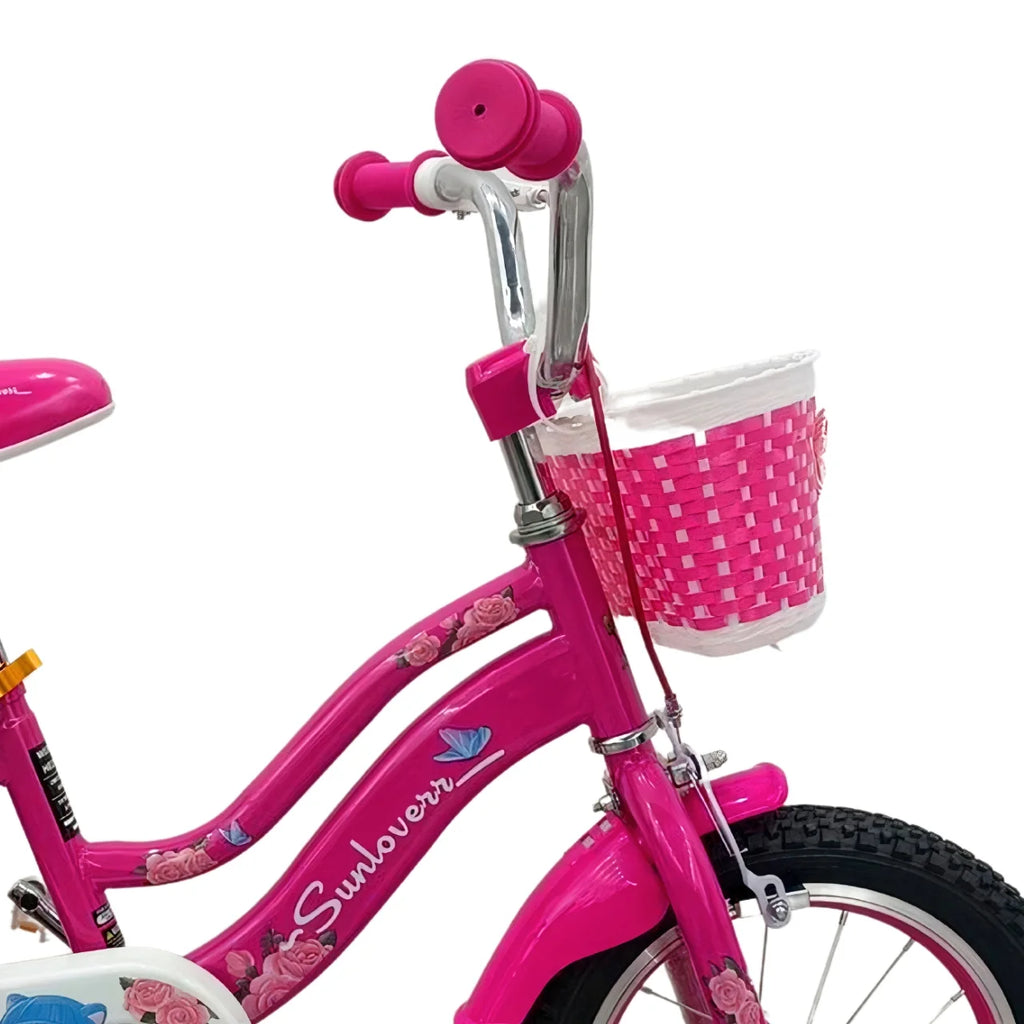 12 Inch Kids Bike with Training Wheels & Basket F761103