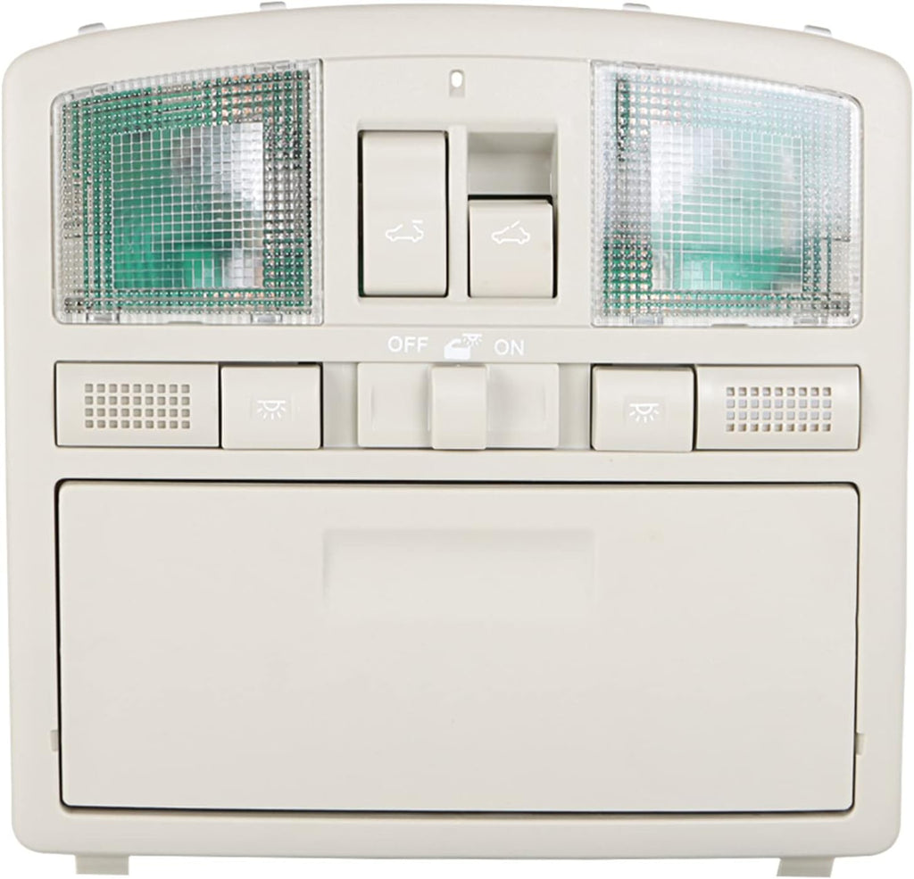 Gray Overhead Console Reading Light with Sunroof Switch for Mazda 6 M2693