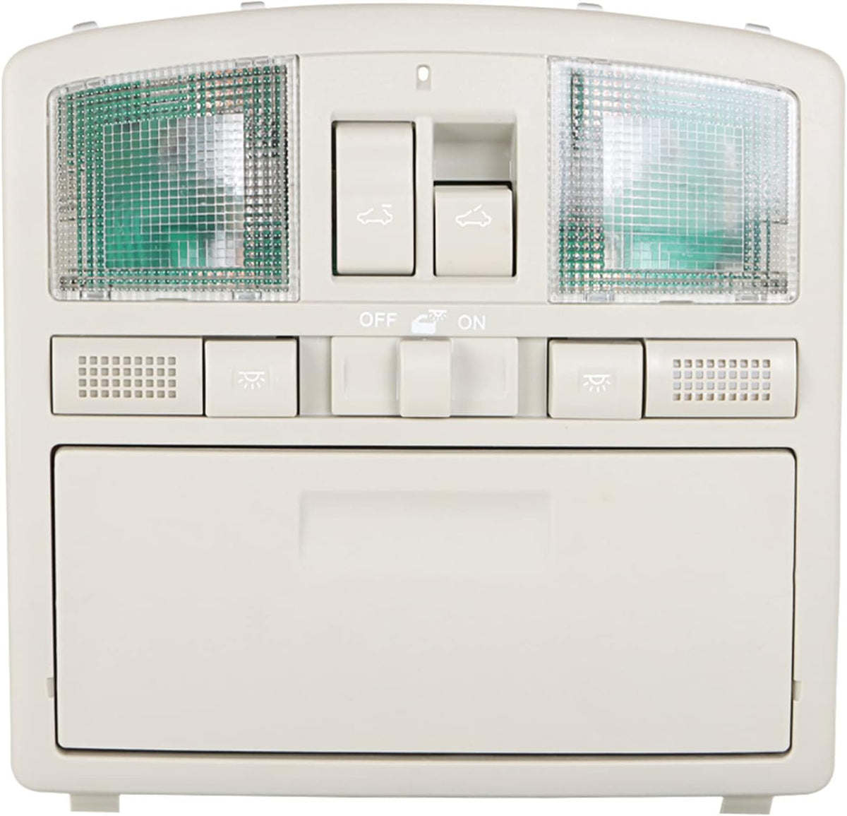 Gray Overhead Console Reading Light with Sunroof Switch for Mazda 6 M2693