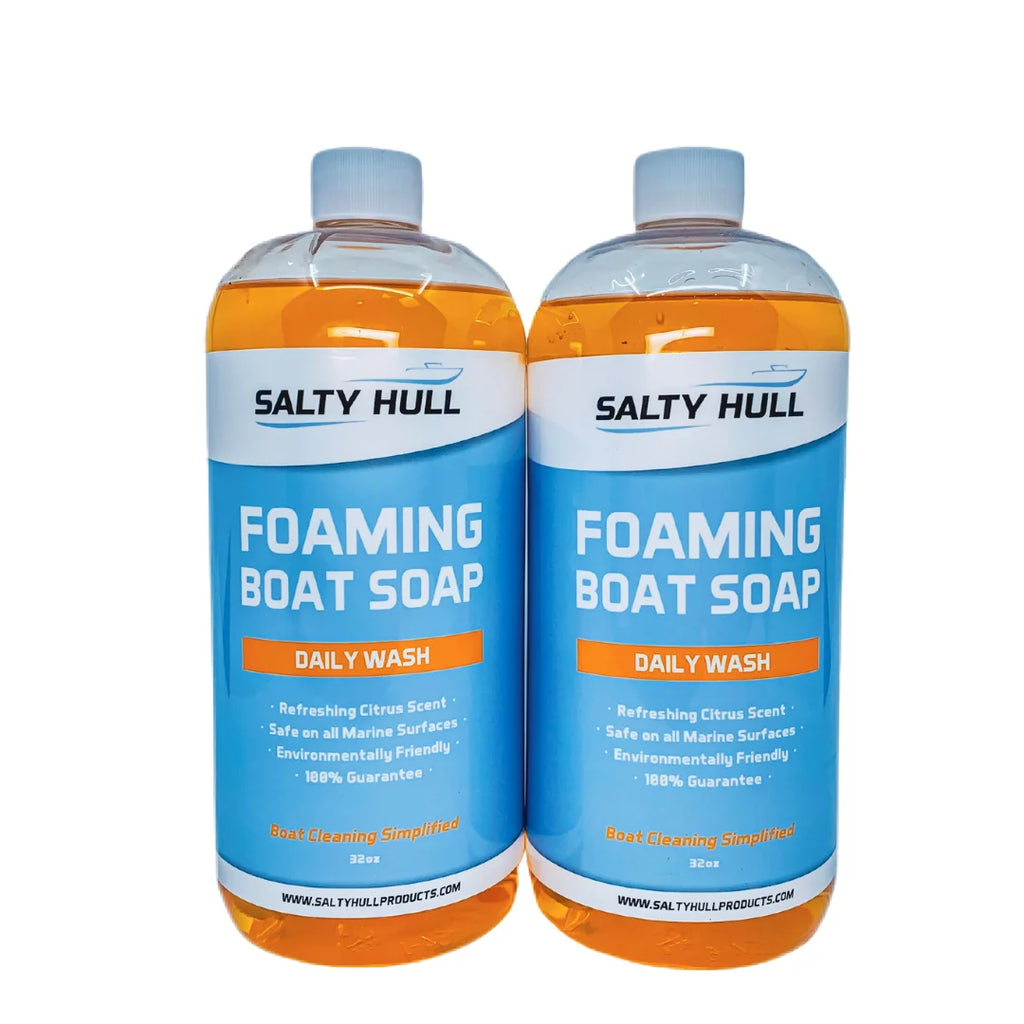 2 Bottles of Salty Hull Foaming Boat Soap T1437