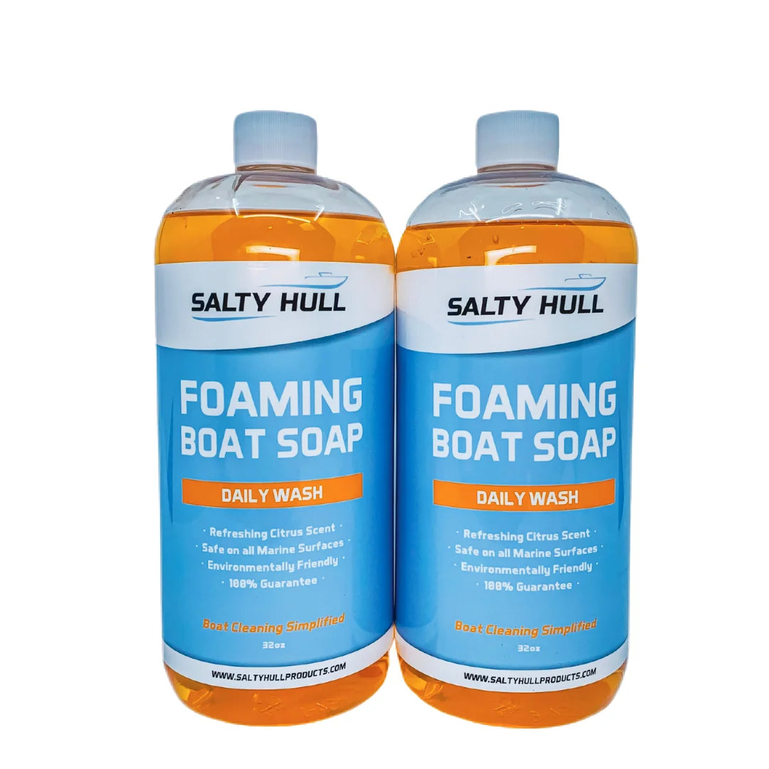 2 Bottles of Salty Hull Foaming Boat Soap T1437