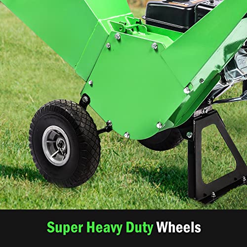 7HP Gas Powered Wood Chipper Shredder Mulcher A667