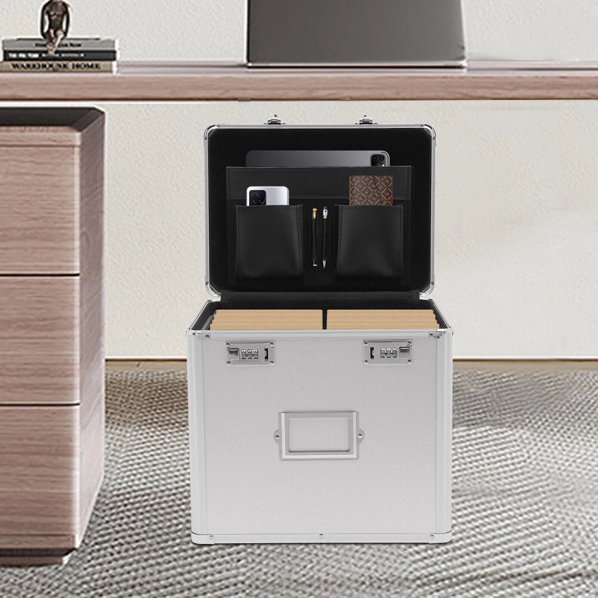Metal File Cabinet D163874