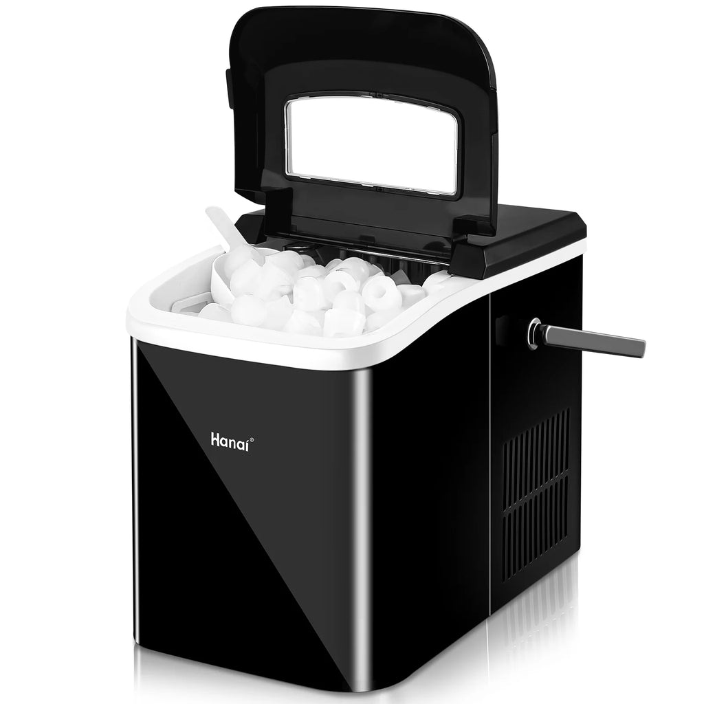 Black Portable Compact Countertop Ice Maker V3321