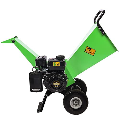 7HP Gas Powered Wood Chipper Shredder Mulcher A667