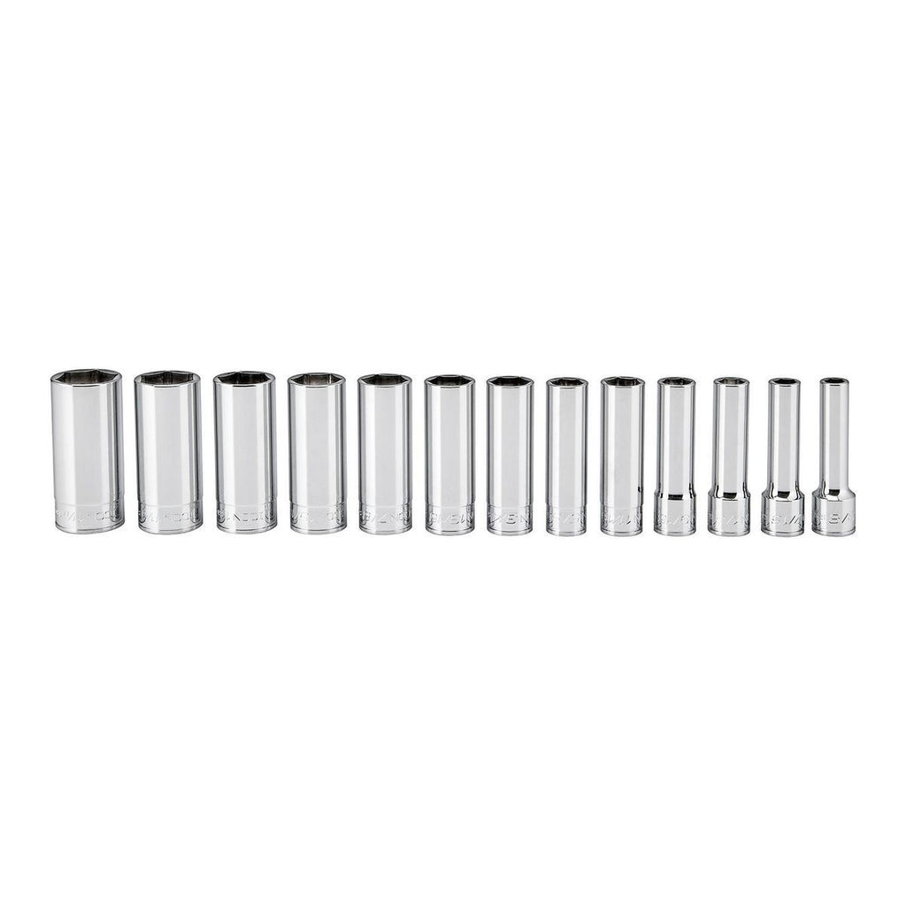 1/2 in. Drive SAE Deep Socket Set, 13-Piece X69485