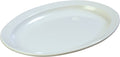 White Oval Platter Y63721